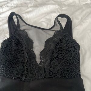 Lulus black mini dress